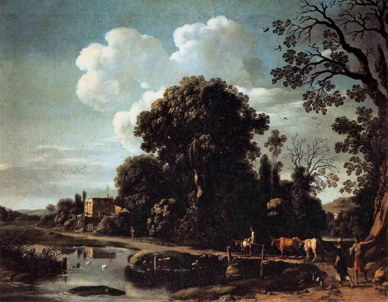 Filippo Napoletano River Landscape